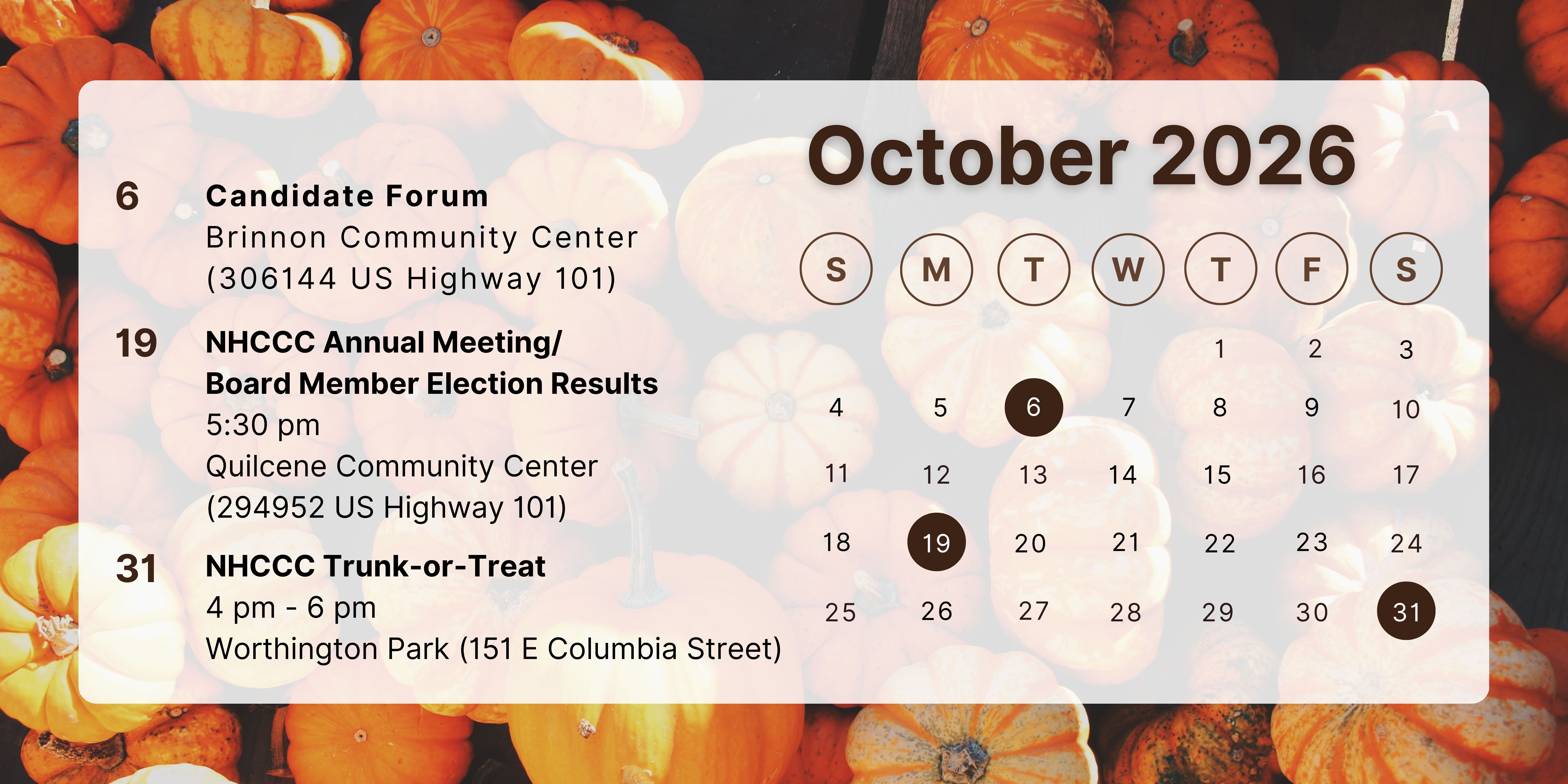 october 2026 calendar
